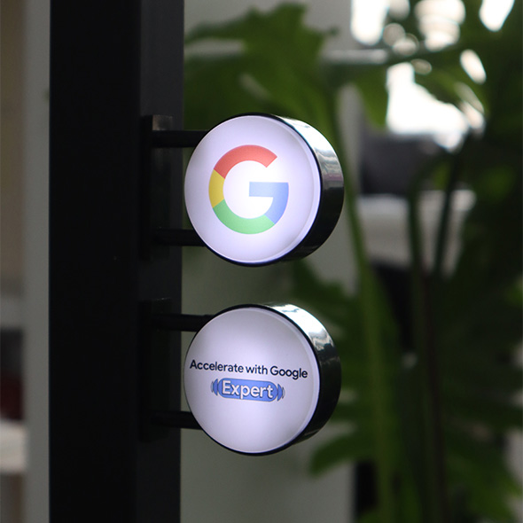 GOOGLE - 招牌燈箱磁鐵